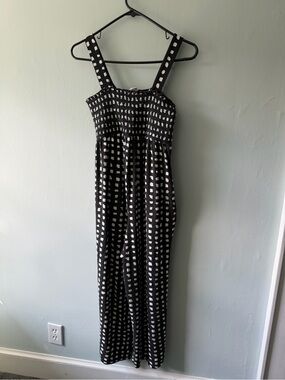 Ingrid & Isabel Maternity Black-and-White Jumpsuit